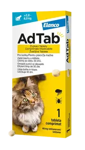 ADTAB 48mg Žvýkací tableta pro kočky 2 - 8kg