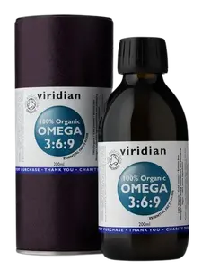 VIRIDIAN 100% Organic Omega 3:6:9 Oil 200 ml