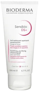 BIODERMA Sensibio DS+ gel moussant čisticí pěnivý gel na šupinatou pokožku, seborea 200 ml