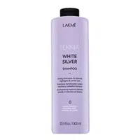 Lakmé Teknia White Silver Shampoo neutralizující šampon pro platinově blond a šedivé vlasy 1000 ml
