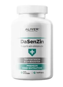ALIVER Kyselina D-asparagová + selen + zinek 120 kapslí