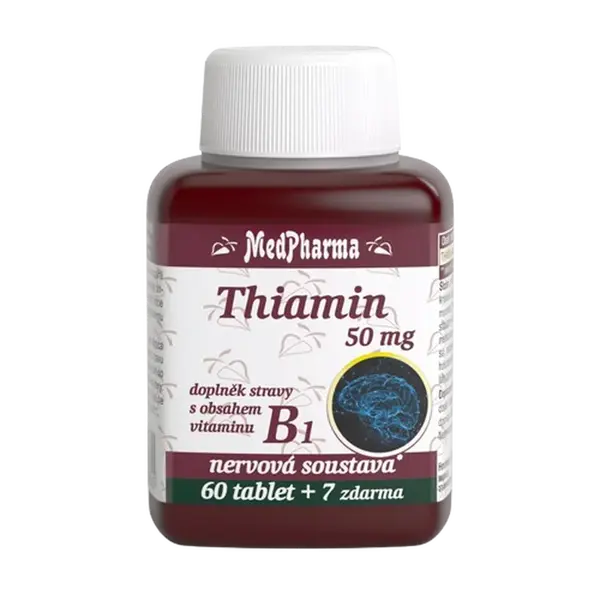 MEDPHARMA Thiamin (vitamin B1) 50 mg 67 tablet