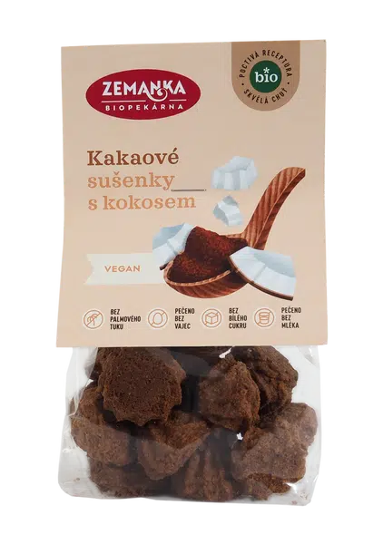 ZEMANKA Kakaové bio sušenky 100 g