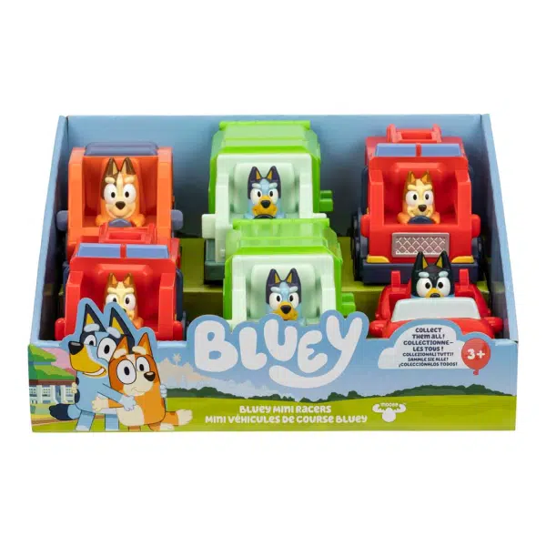 Bluey Mini autíčko s figurkou - více druhů