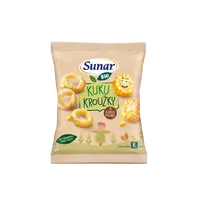 SUNAR BIO Dětské křupky Kuku kroužky 9m+, 20 g
