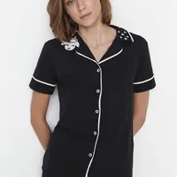 Dámské pyžamo Trendyol THMAW22PT0704/Black