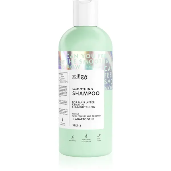 so!flow After Keratin Straightening Smoothing Shampoo uhlazující šampon 400 ml