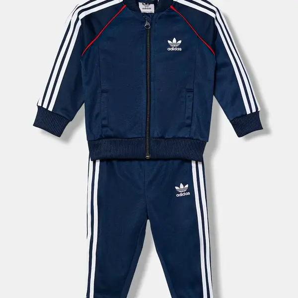 Kojenecká tepláková souprava adidas Originals tmavomodrá barva, JY0011