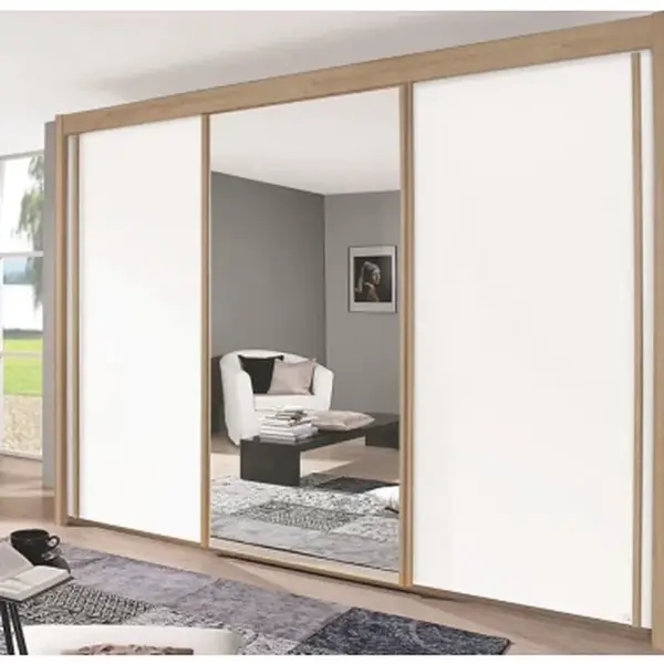 Šatní skříň Imperial, 250 cm, dub sonoma/bílá