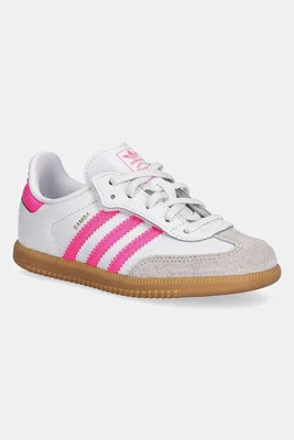 Dětské tenisky adidas Originals SAMBA OG bílá barva, JQ3188
