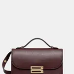 Kožená kabelka Victoria Beckham béžová barva, B424AAC005976A