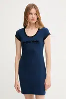 Šaty Calvin Klein Jeans tmavomodrá barva, mini, přiléhavé, LV047C259G