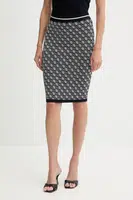 Sukně Guess LISE černá barva, mini, pouzdrová, W4BD53 Z37K0