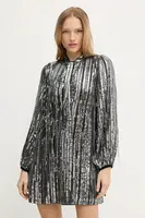 Šaty Pinko stříbrná barva, mini, 104683 A2DE