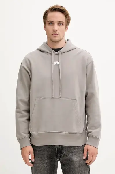 Bavlněná mikina Diesel S-MACS-HOOD-OD