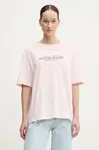Bavlněné tričko Guess Jeans růžová barva, W4YI08 K8HM0