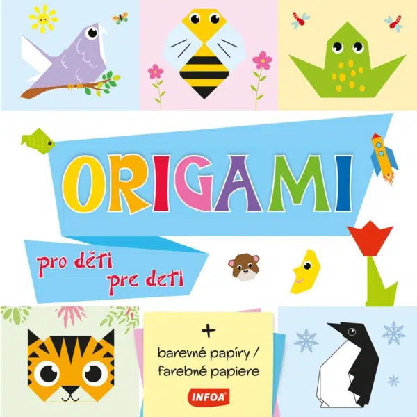 Origami pro děti + barevné papíry