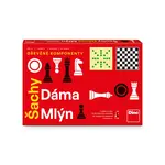 Šachy, dáma, mlýn