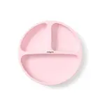 BABYONO Miska s prísavkou zo silikónu - ružová 6m+