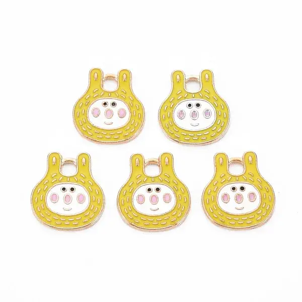 Alloy Enamel Pendants