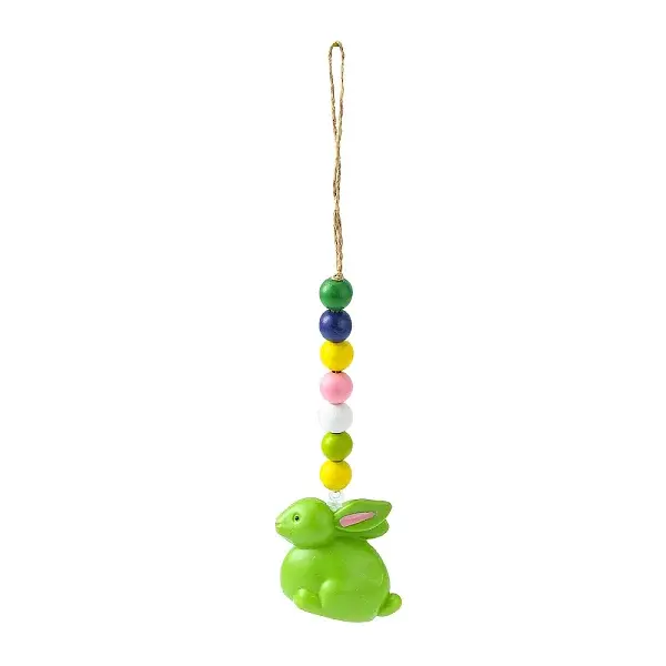 Easter Theme Plastic Rabbit Pendant Decorations