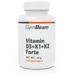 GymBeam VITAMIN D3+K1+K2 FORTE 120 CAPS Doplněk stravy, , velikost