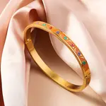 304 Stainless Steel Enamel Bangles