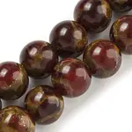 Synthetic Gold Clinquant Stone Beads Strands