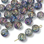 30Pcs Electroplate Glass Beads