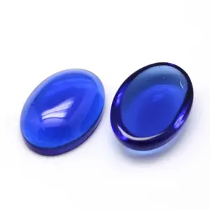 K9 Glass Cabochons Oval Flat Back Cabochons