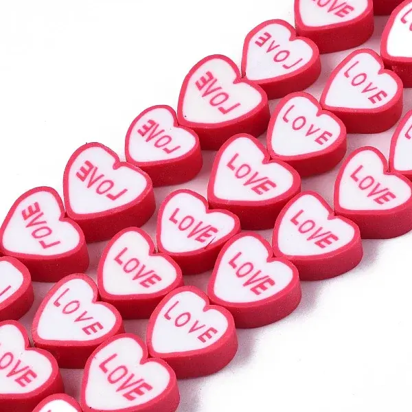 Handmade Polymer Clay Beads Strands