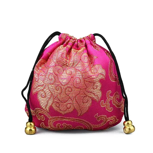 Chinese Style Stain Brocade Jewelry Packing Pouches