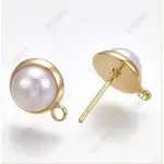 Brass Stud Earring Findings