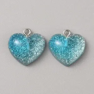 Transparent Resin Pendants