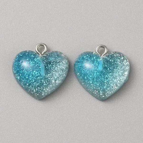 Transparent Resin Pendants