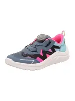 SUPERFIT Tenisky 'KICKS'  tyrkysová / zafírová / ružová / čierna