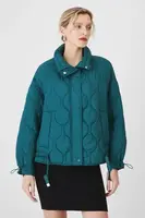 Bunda Medicine dámská, zelená barva, přechodná, oversize