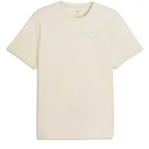 Puma ESSENTIALS ELEVATED TEE Pánské triko, béžová, velikost