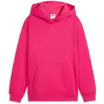 Puma ESSENTIALS CENTRED CAT LOGO RELAXED HOODIE FL G Dívčí mikina, růžová, velikost