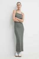 Šaty Roxy zelená barva, maxi, ERJKD03468