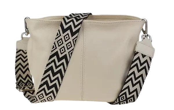 NovaKabelka.cz Batilda Beige Crema s přídavným popruhem V