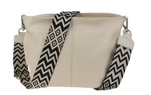 NovaKabelka.cz Batilda Beige Crema s přídavným popruhem V