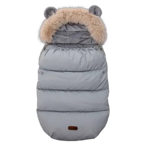 Detský zimný fusak do kočíka FreeON - sivý