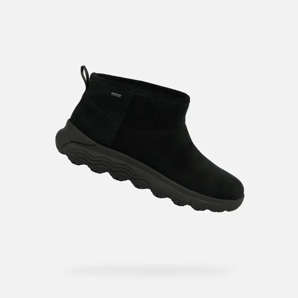 Geox Spherica 4x4 B ABX Black Women's Ankle Boots - Ladies