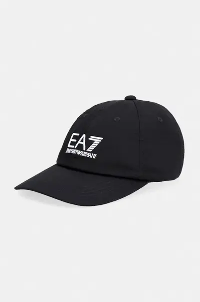 Bavlněná baseballová čepice EA7 Emporio Armani