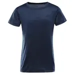 Dětské rychleschnoucí triko alpine pro basiko modrá 164-170