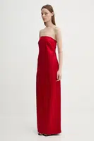 Šaty A.L.C. červená barva, maxi, 6DRES02534