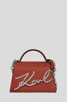 Kabelka Karl Lagerfeld K/SIGNATURE modrá barva, A1W30038