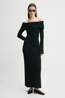 Šaty By Malene Birger BENNIE černá barva, maxi, 103115