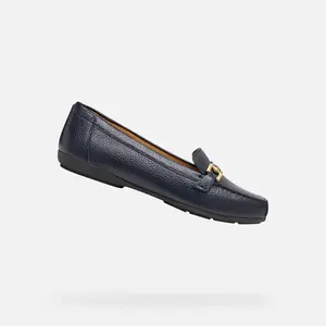 Dark Blue Women's Geox Annytah Loafers - Women's